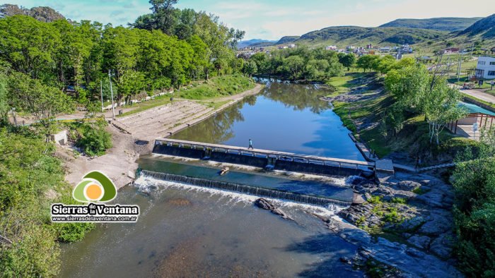 Balneario El Dique cerca de Villa Ventana