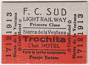 Ticket Trochita a Villa Ventana